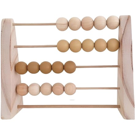 Houten Abacus Speelgoed Eenvoudig Ontwerp Wiskunde Leerspeelgoed Tafelblad Versiering