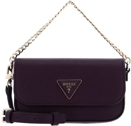 GUESS Schoudertas Avondtas Brynlee Micro Mini Flap Plum Donkerpaars