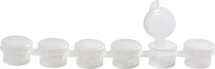 Strip verfpotjes, 20 stuks