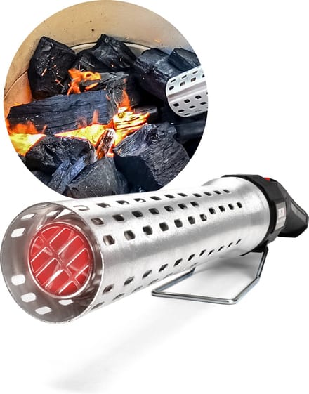 DistinQ BBQ Lighter Aansteker - Elektrische Barbecue looftlighter Houtskool Starter voor Barbecue, one minute lighter Grill en Open haard - 2000 Watt