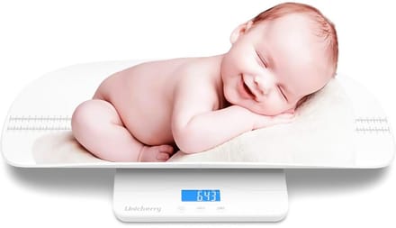 Baby Weegschaal - Digitale Meter - Baby Meten - Hoge Precisie Sensor - 100kg Bereik - Wit