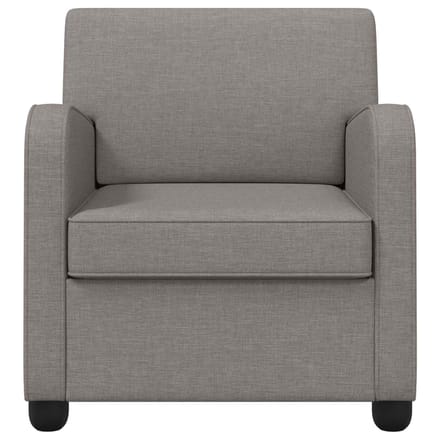 vidaXL - Fauteuil - Taupe - Stof