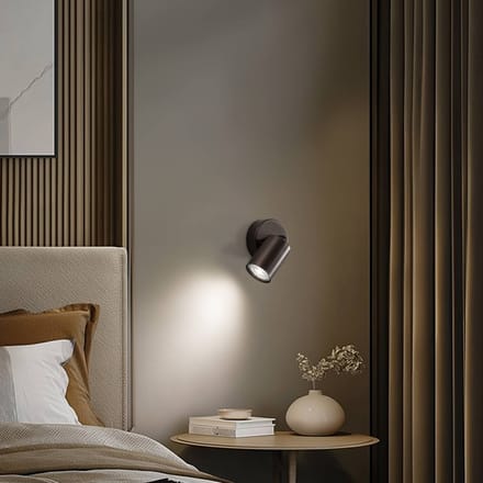 TK Lighting Plafondspot Top, verstelbaar, bruin, 1-lamp