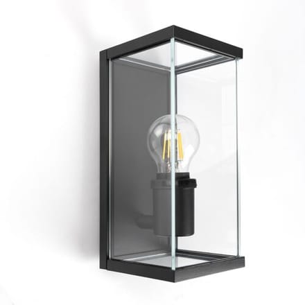 KS Verlichting buitenlamp - Toledo muurlamp - Zwart - E27 - Modern