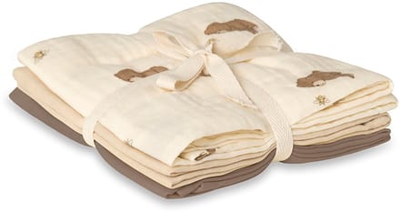 That's Mine Hydrofiele doek Bora - Bees and Bears 70x70 cm (3 pack)