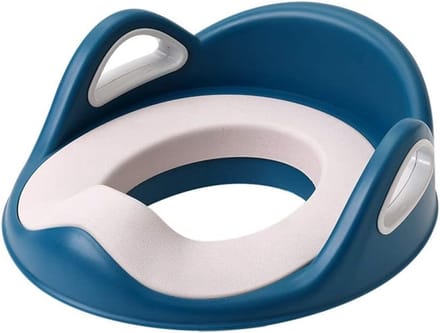 Toilet Trainer Ring - Kinder Potty - Zindelijkheid Training - Dubbel Antislip - 35x33x16 cm - Blauw