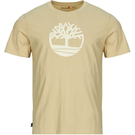 Timberland T-Shirt Met Boomlogo, Beige