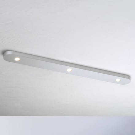 Bopp Close LED plafondlamp 3-lamps aluminium