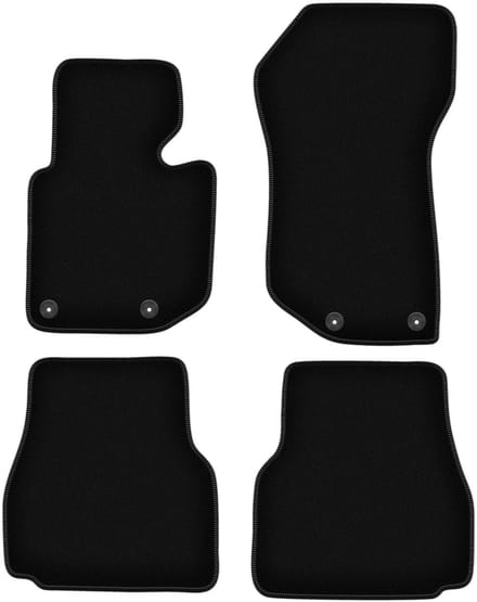 BASIC zwarte veloursmatten voor: BMW 3 E36 cabriolet (1993-2001)