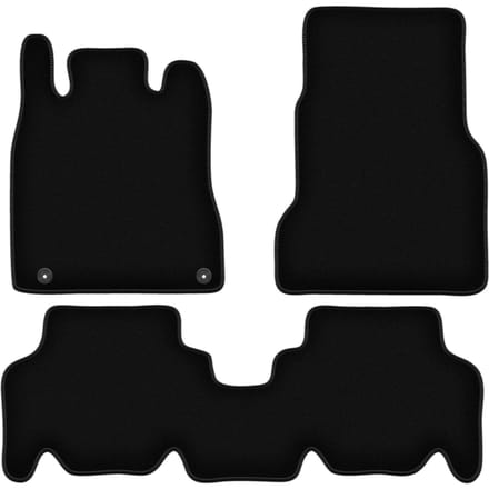 BASIC zwarte velours matten voor: Mercedes W168 met achterkleppoot (1997-2004)