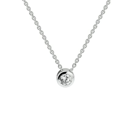 zilver gerhodineerd collier zirkonia 1,7 mm 41 + 4 cm 1322378