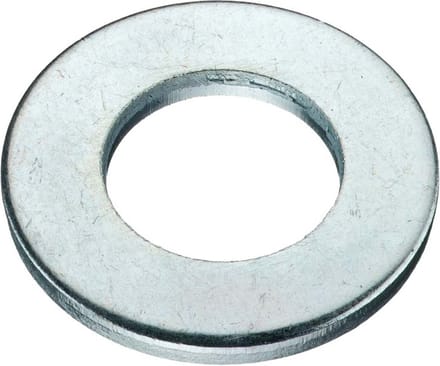 Sluitringen m6. Verzinkt. M6 x 12 x 1.6mm. Din 125A. 50 stuks. Deltafix.