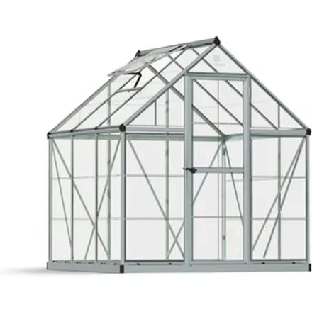 Canopia Kweekkas Harmony 6x6 - Polycarbonaat - Zilver - 185x186x208cm