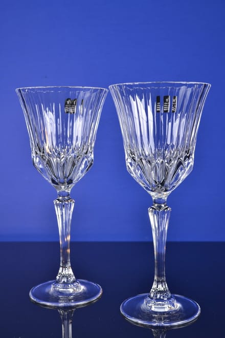 Luxe Kristallen Wijnglazen – Set van 2 – 28 cl
