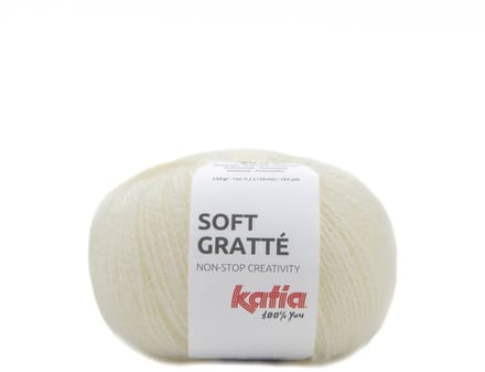 Katia Soft Gratté - 79 ecru - Mohair-Look Acryl Garen