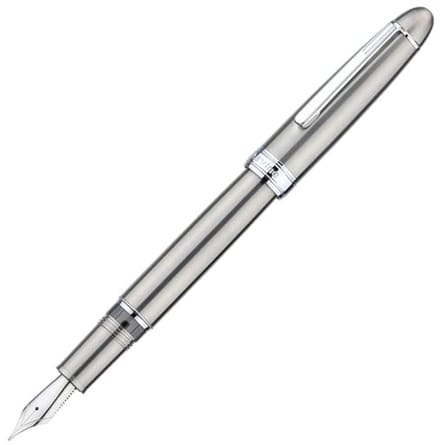 Massief Titanium Vulpen met Jowo Penpunt en Inktvenster
