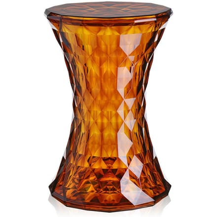 Kartell - Stone kruk - amber - goud
