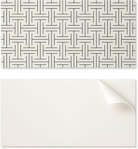 Zelfklevend vinylpaneel met print, 100x50 cm, geometrisch ruitpatroon.