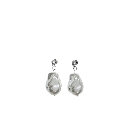 2 love it – White Pearl Glow – Oorbellen - Dames - Zilverkleurig