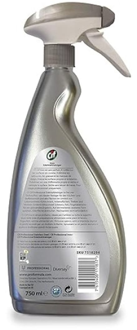 Professionele RVS Reiniger voor Keuken en Horeca - 750ml