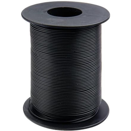 Donau Elektronik 125-S50-1 Draad 1 x 0.25 mm² Zwart 50 m