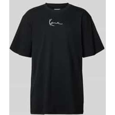 T-shirt met Labelstitching en Ronde hals