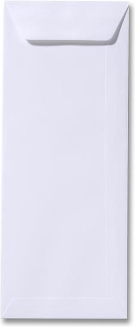 Envelop 12,5 x 31,2 Wit, 100 stuks