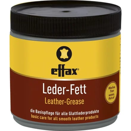Effax Leer Vet - Zwart - 500 ml