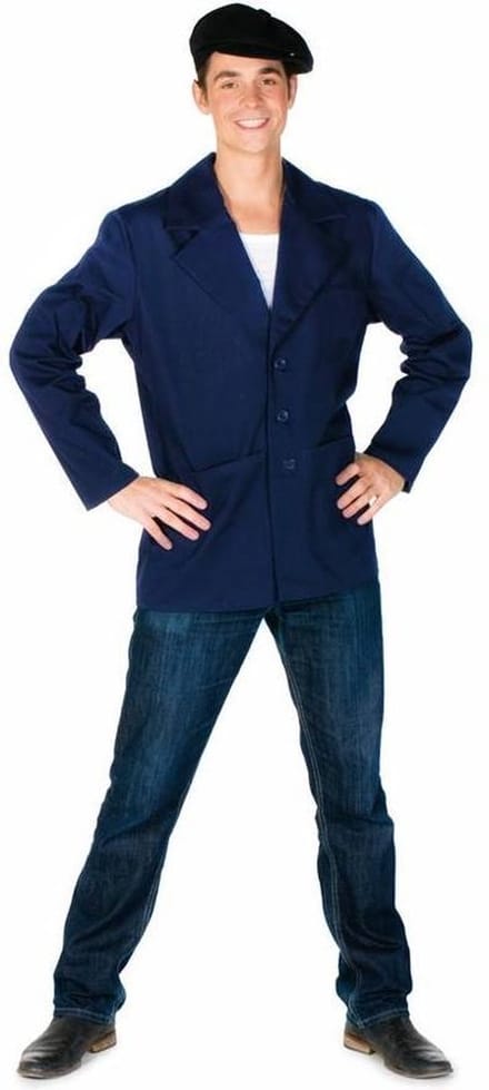 Keeper jas blauw mt.M