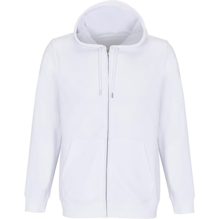 SOLS Calipso Full Zip Hoodie voor volwassenen (Wit)