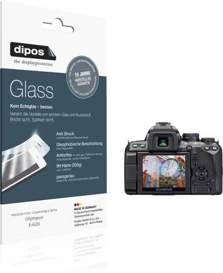 dipos – 2x Matte Pantserfolie geschikt voor Olympus E-620 | 9H Screenprotector