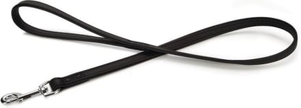 Beeztees Vintage - Hondenriem - Leer - Zwart - 100 cm x 18 mm