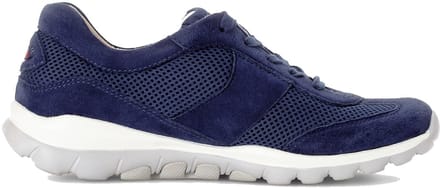 Gabor rollingsoft sensitive 86.966.36 - dames rollende wandelsneaker - Blauw - maat 42 (EU) 8 (UK)