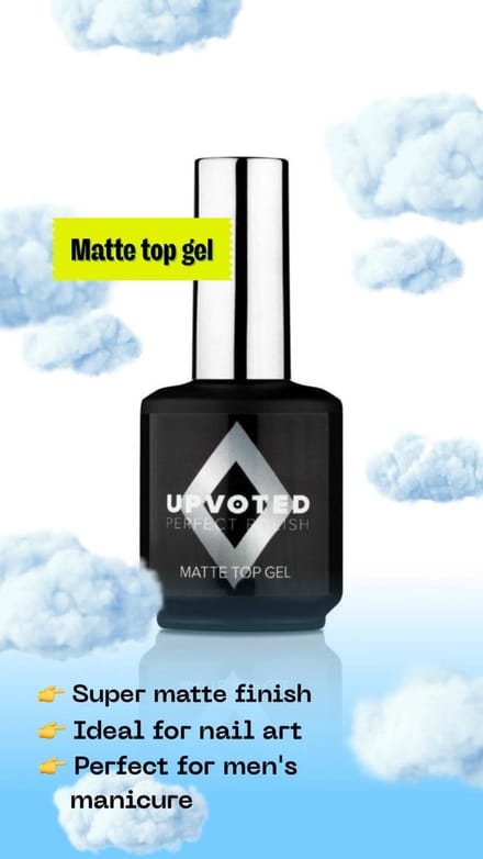 NailPerfect UPVOTED Soak Off Matte Top Gel 15ml