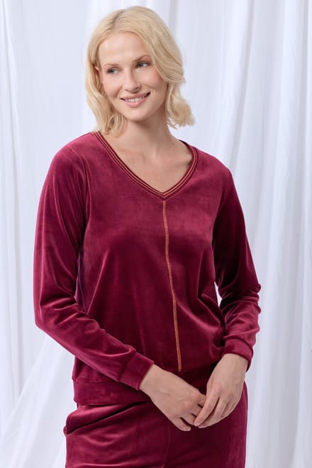 lords x lilies Dames pyjama wijnrood - maat XXL