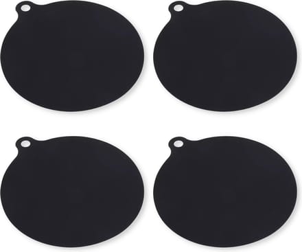 EnzoVita® Siliconen Inductiebeschermers – 4 stuks 22 cm – Antislip - Vaatwasserproof