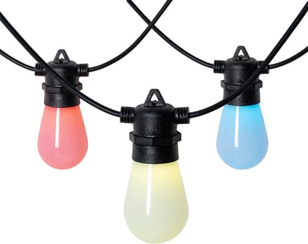QAZQA chill - Moderne Hanglamp - 15 lichts - L 1500 cm - Zwart - Buitenverlichting