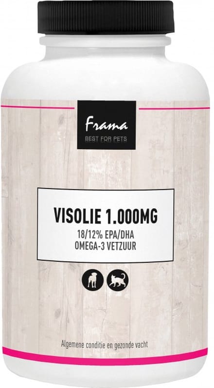 Frama Visolie 1.000mg 18/12%EPA/DHA 120 capsules - Kat