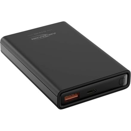 Ansmann PB222PD Powerbank 10000 mAh LiPo USB-A, USB-C Zwart Statusweergave
