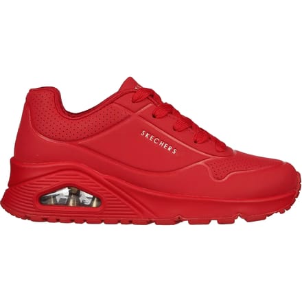 Skechers Uno - Stand On Air Meisjes Sneakers - Rood