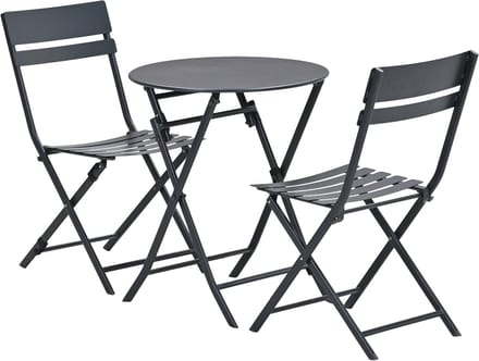 Garden Impressions Alfa – balkonset 3-delig – carbon black