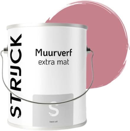 STRIJCK Muurverf Extramat - Roos - 077R-4 - 5 liter