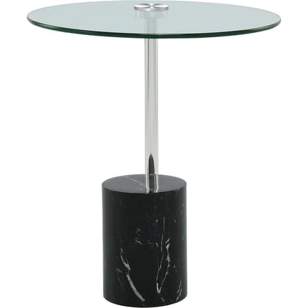 Bijzettafel Rosario 500 Zilver / Zwart