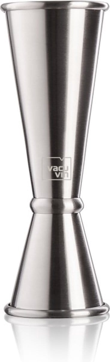 Vacu Vin - Japanese Jigger/ drankmaatje - 60/30 ml - RVS