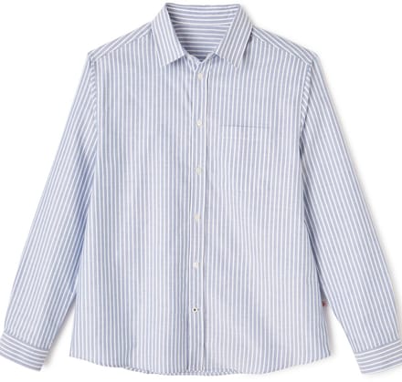 Damart - Overhemd gestreept Oxford. - Heren - Blauw - 41/42