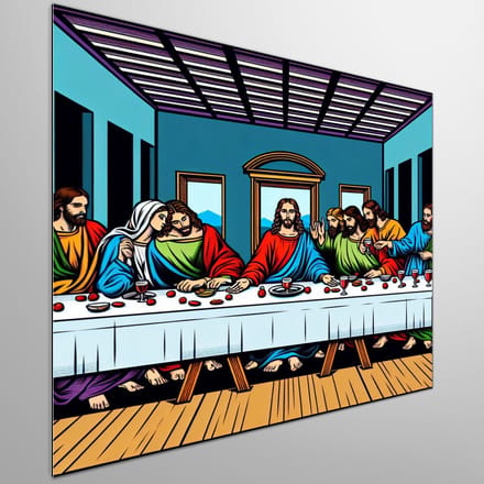 Kunstprint | Wanddecoratie | Dibond | 20 × 20 cm