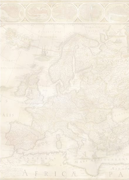 Menukaart papier Cartografie - 100 vel