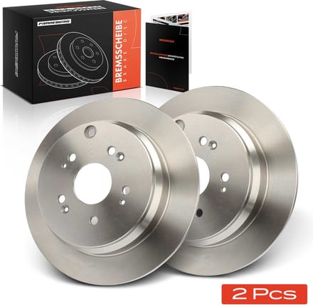 Frankberg 2x Remschijven Achteras voor Honda CR-V II RD