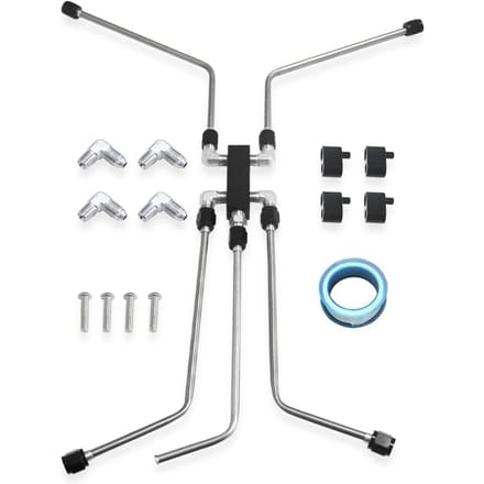 Motion Raceworks LS RVS koelvloeistof crossover LS1, LS2, LS3, LS6, LS7, LS9 zilver
