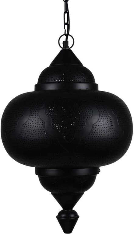 Safaary - Arabische Hanglamp Ines Zwart Goud Ø 33 x 52cm